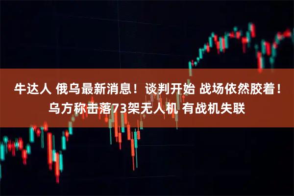 牛达人 俄乌最新消息！谈判开始 战场依然胶着！乌方称击落73架无人机 有战机失联