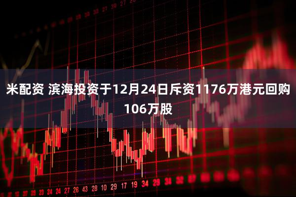 米配资 滨海投资于12月24日斥资1176万港元回购106万股