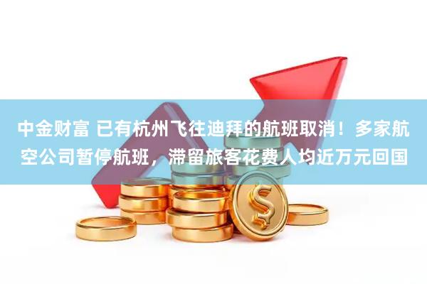 中金财富 已有杭州飞往迪拜的航班取消！多家航空公司暂停航班，滞留旅客花费人均近万元回国